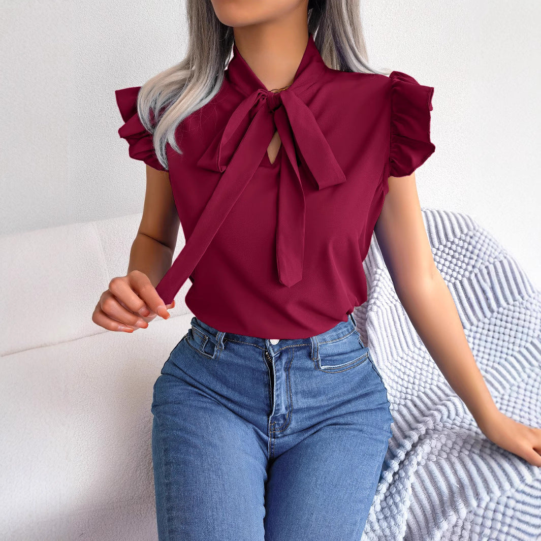 Janina – Ruffle Sleeve Blouse