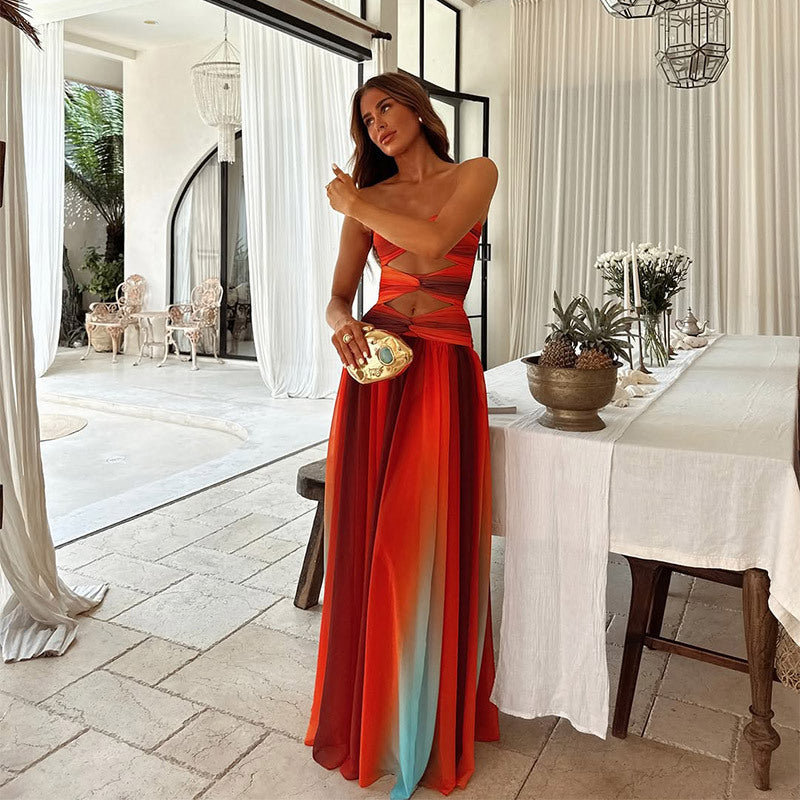 Celina - Strapless Maxi Dress