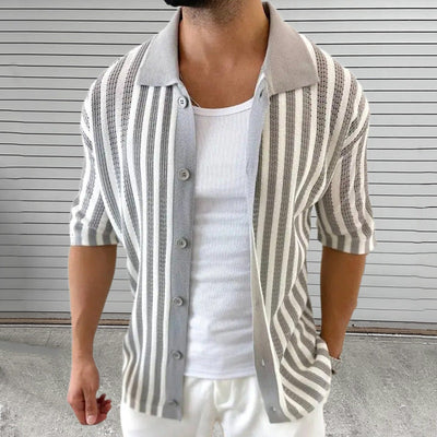 Marlon - Stripped Button-Up