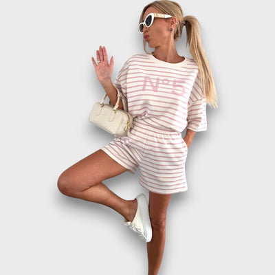 Regina - 2-Piece Striped Set