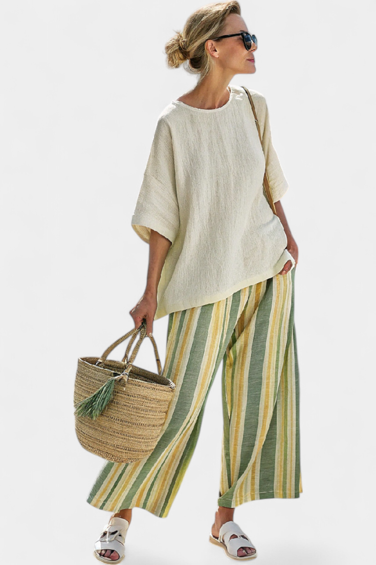 Evanthe – Mediterranean Breeze Cotton-Linen Set 10
