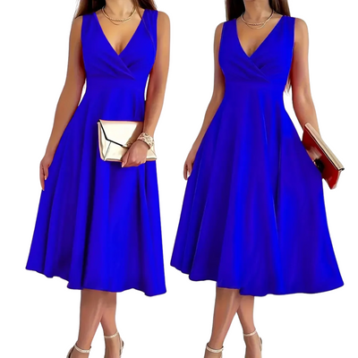 Fabrice - Modern V-Neck Dress