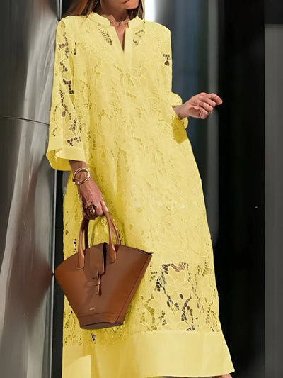 Bianca – Dahlia Embroidered Dress