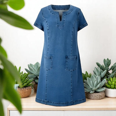 Sabrina - Denim Dress