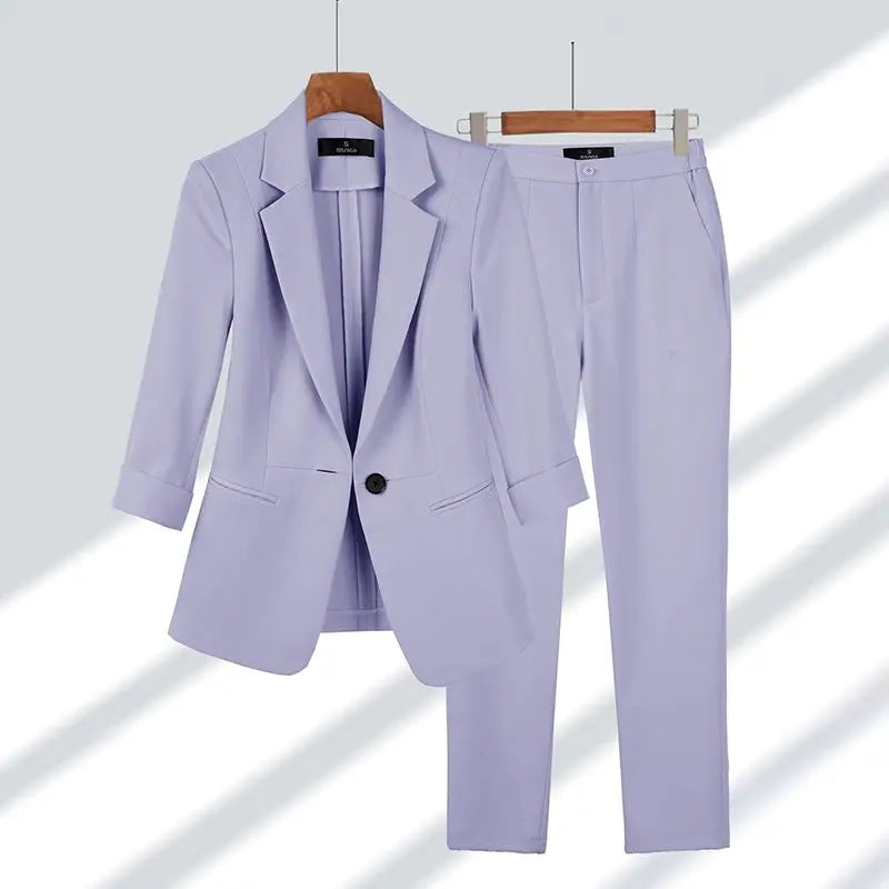 Cherryl - Elegant 2-Piece Blazer Set