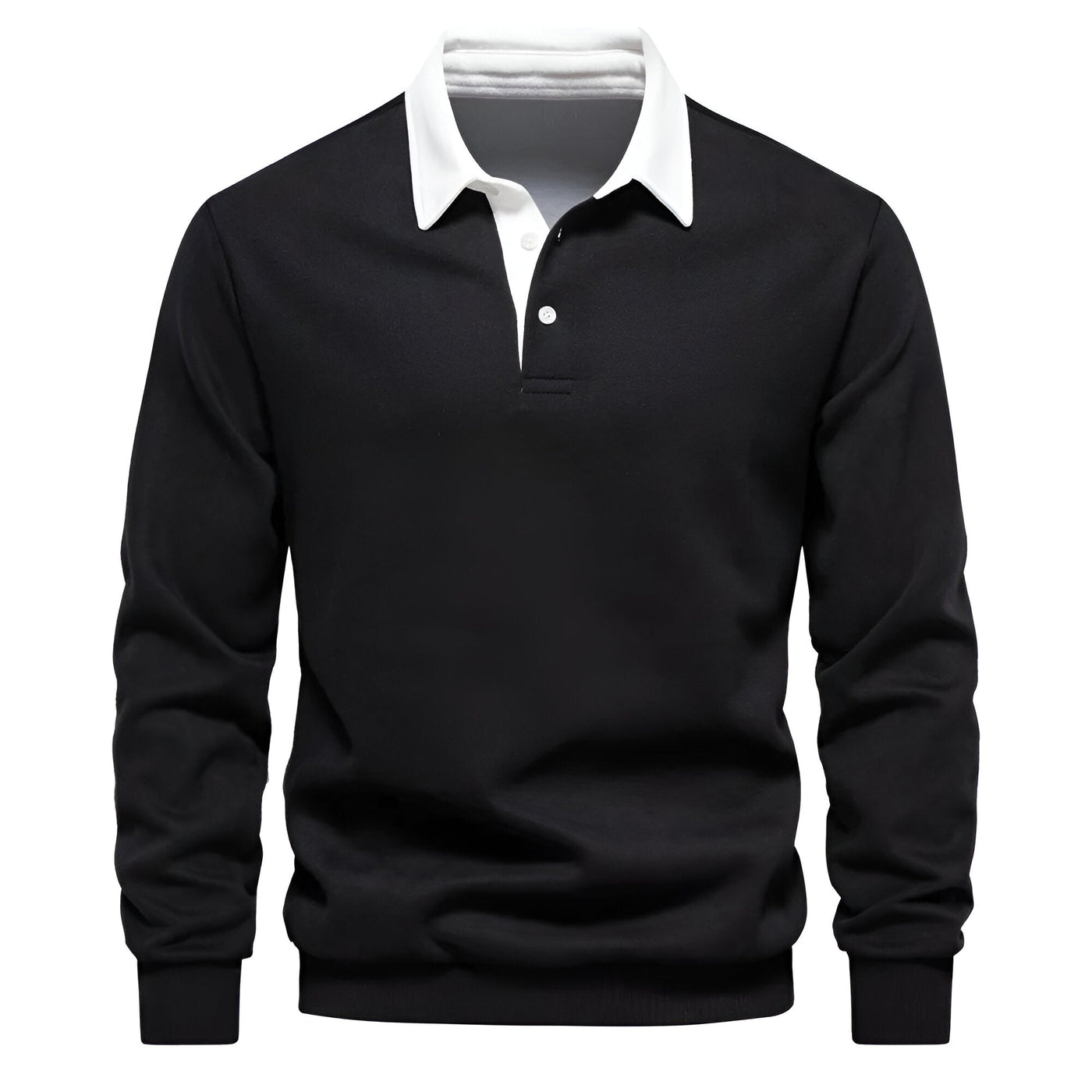 Jason - Stylish Polo Collar Sweater