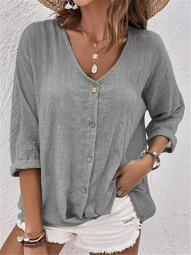 Fleur - Lightweight Summer  Blouse