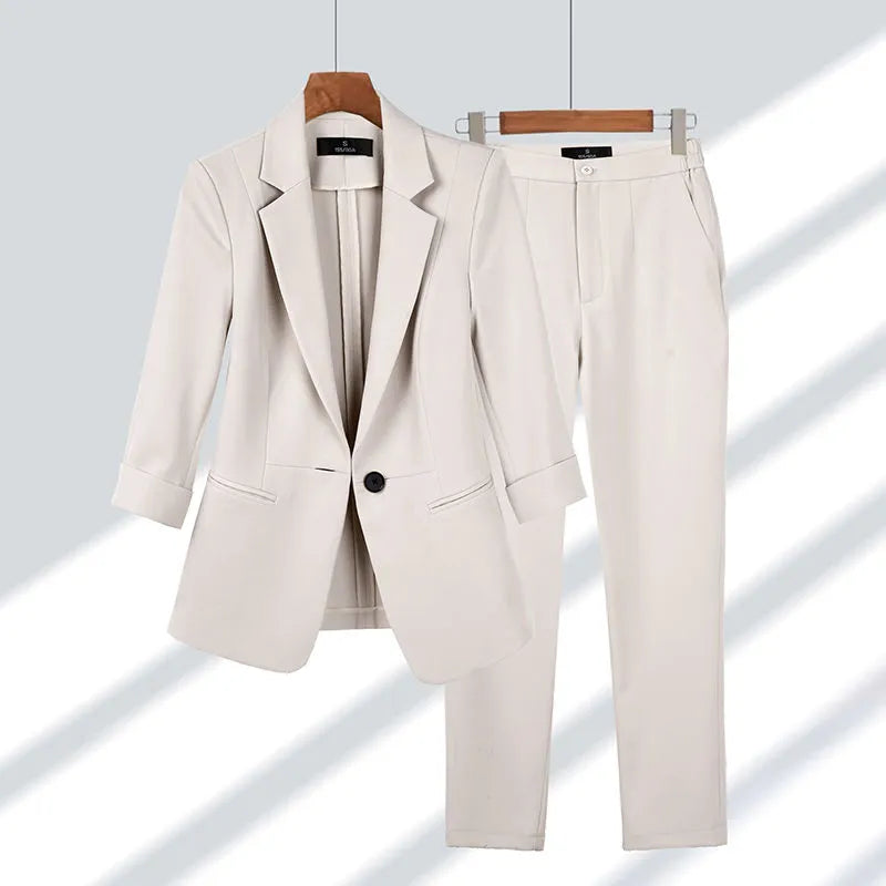 Cherryl - Elegant 2-Piece Blazer Set