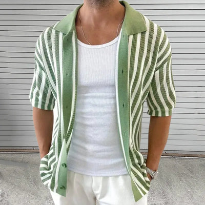 Marlon - Stripped Button-Up