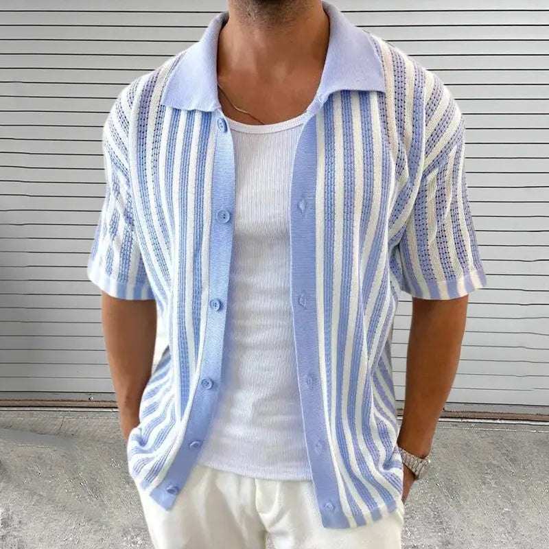 Marlon - Stripped Button-Up