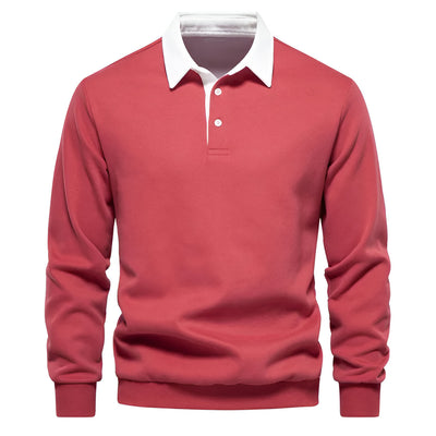 Jason - Stylish Polo Collar Sweater
