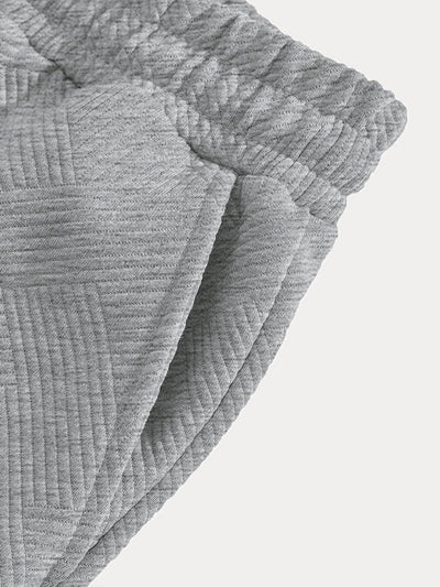 Ryan - Stylish Jacquard Textured Shorts