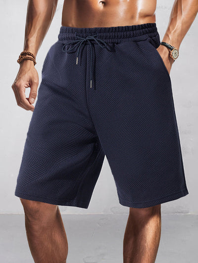 Ryan - Stylish Jacquard Textured Shorts