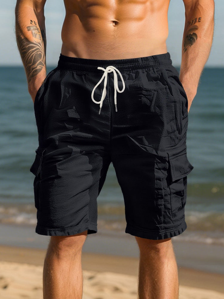 Thommy - Classic Breathable Cotton Cargo Shorts