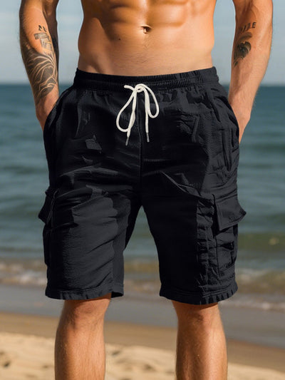 Thommy - Classic Breathable Cotton Cargo Shorts