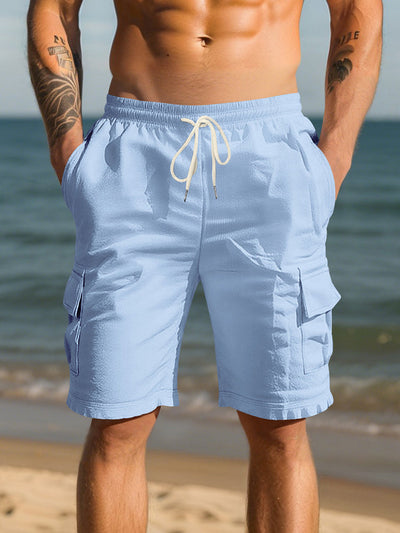 Thommy - Classic Breathable Cotton Cargo Shorts