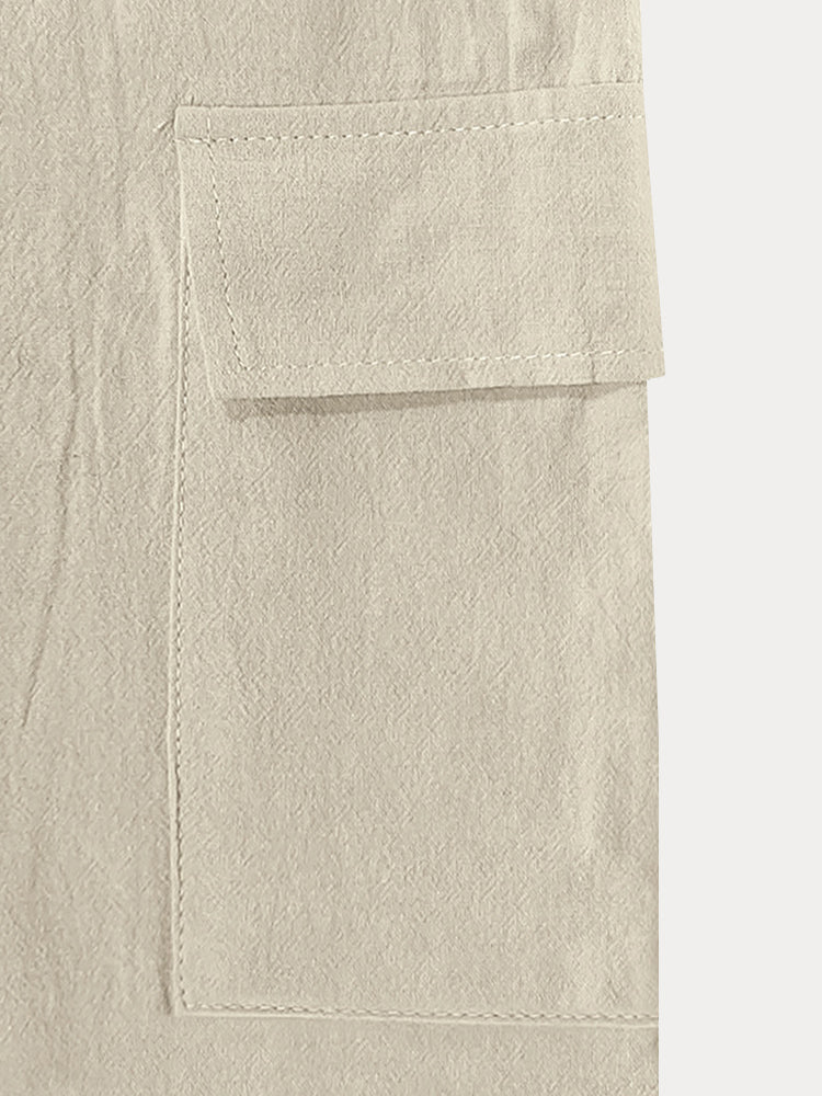 Thommy - Classic Breathable Cotton Cargo Shorts