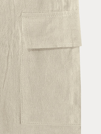 Thommy - Classic Breathable Cotton Cargo Shorts