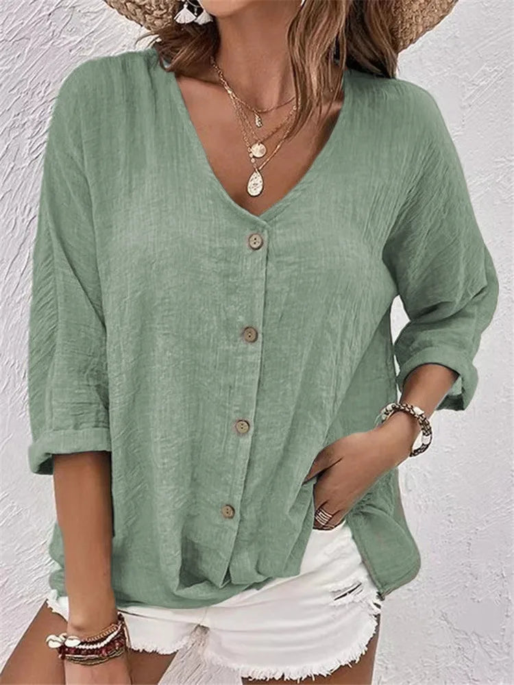 Fleur - Lightweight Summer  Blouse