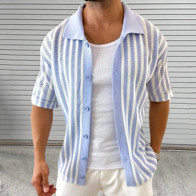 Marlon - Stripped Button-Up