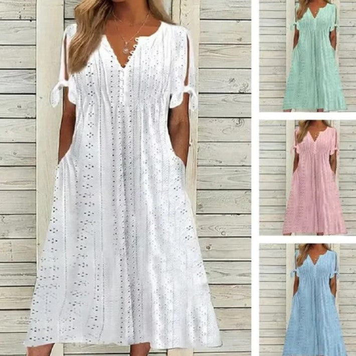 Milia - V-Neck Dress