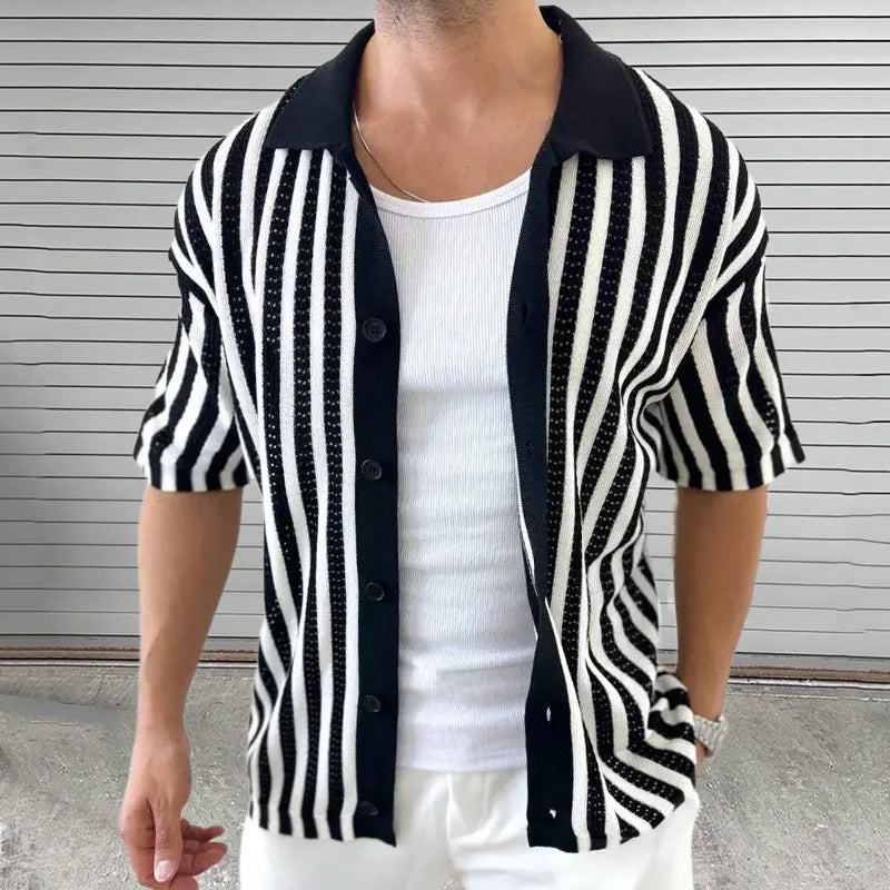 Marlon - Stripped Button-Up