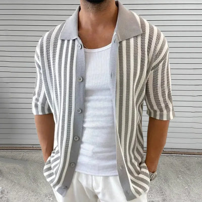 Marlon - Stripped Button-Up