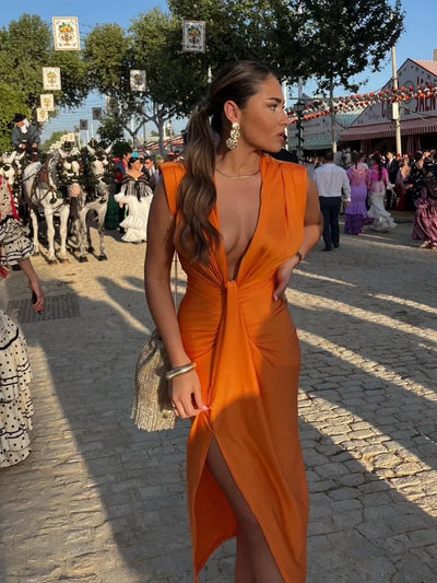 Moriah™ | Women's Long Pleated Dress