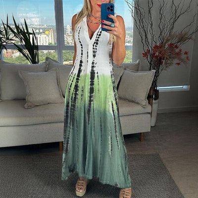 Stefany - Elegant Printed Dress