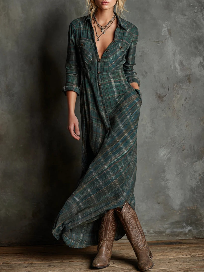 Cecilia – Timeless Shirt Maxi Dress