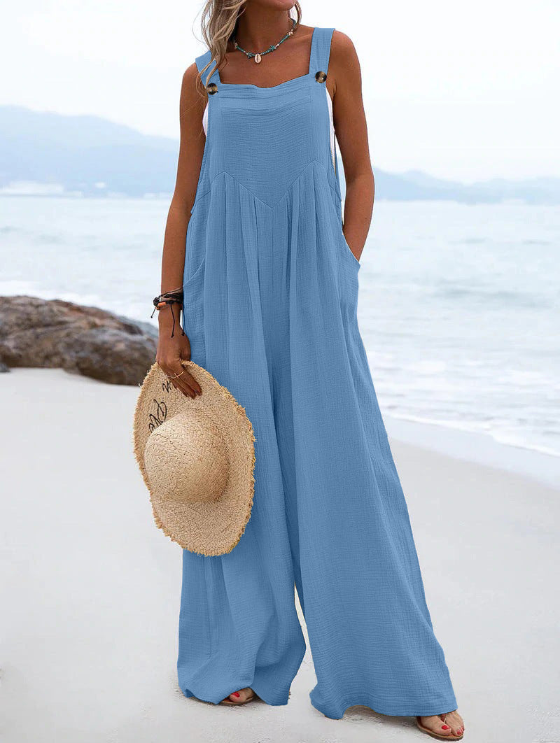 Solea – Seaside Drape Jumpsuit