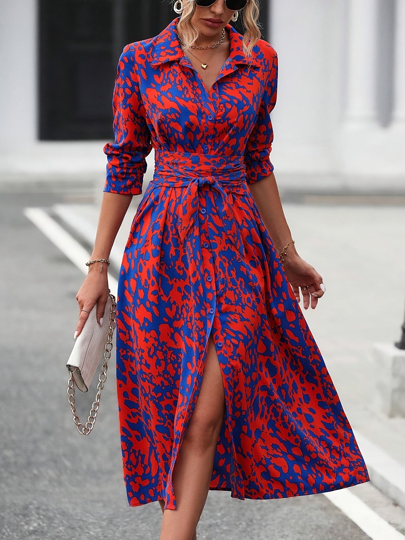 Valentina – Elegant Shirt Dress