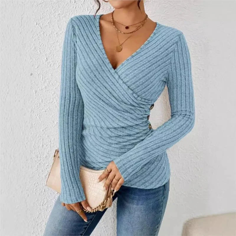 Mireille - Soft Touch V-Neck Top