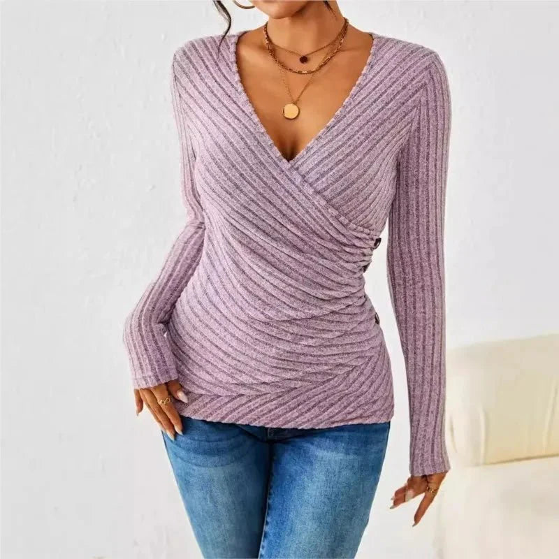 Mireille - Soft Touch V-Neck Top