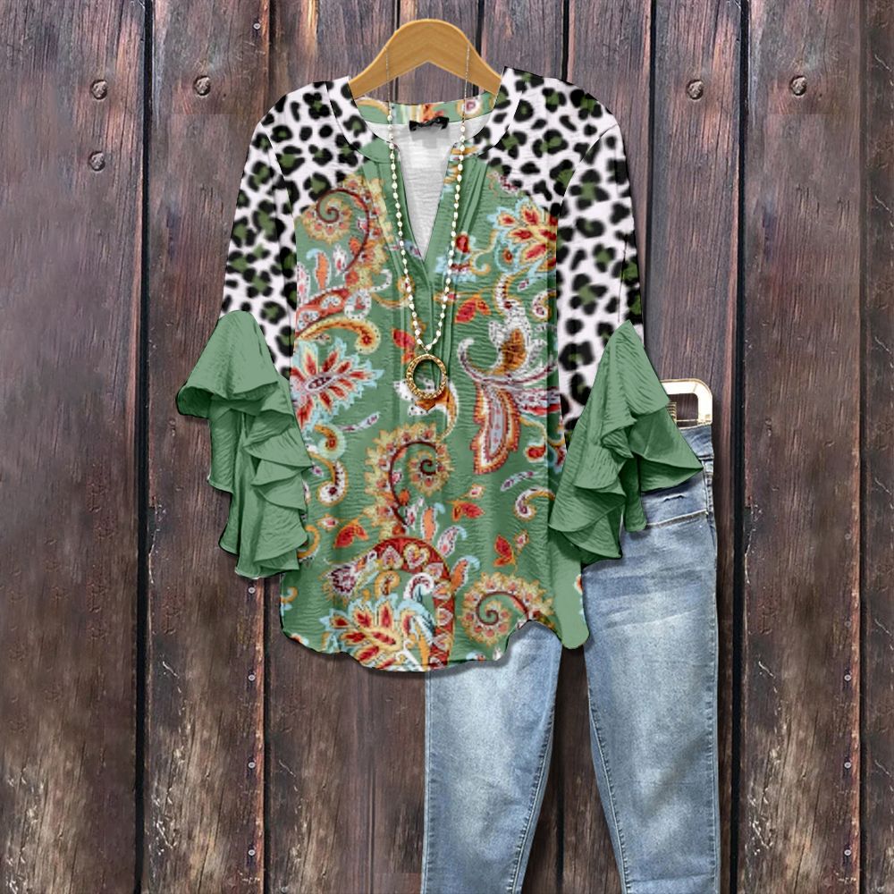 Susann - Vintage Floral Blouse 9