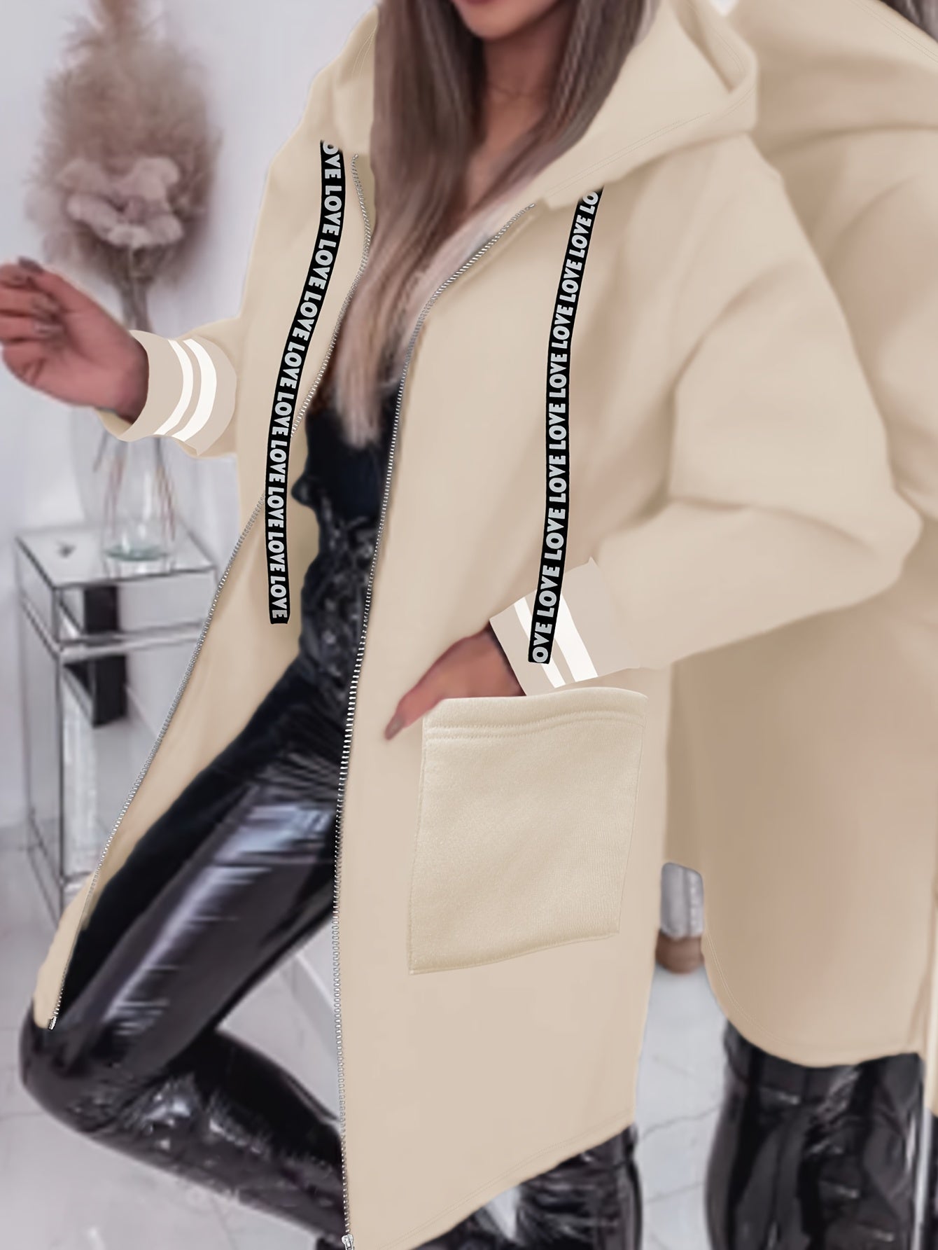 Lamaria - Comfortable Long Jacket