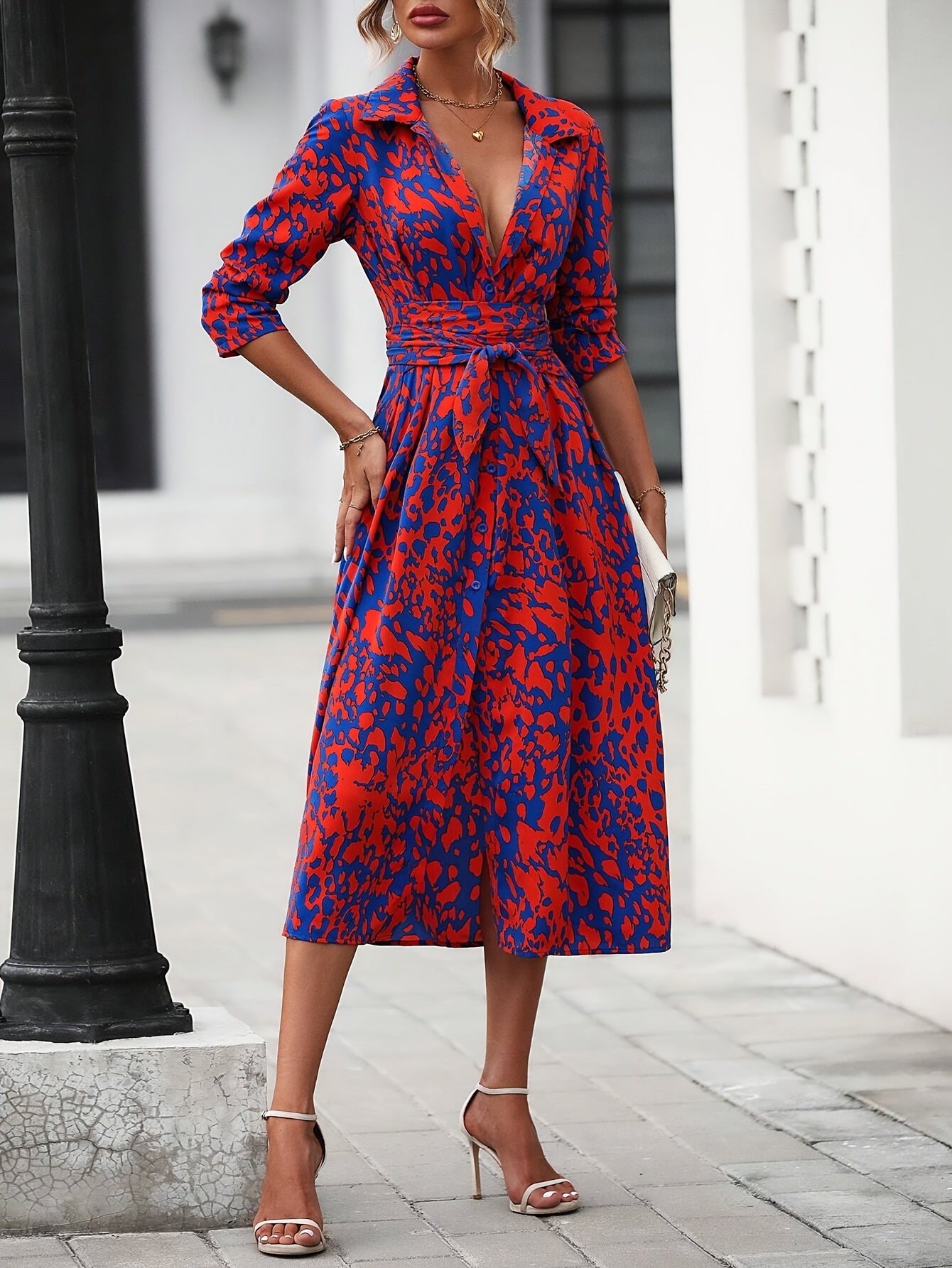 Valentina – Elegant Shirt Dress