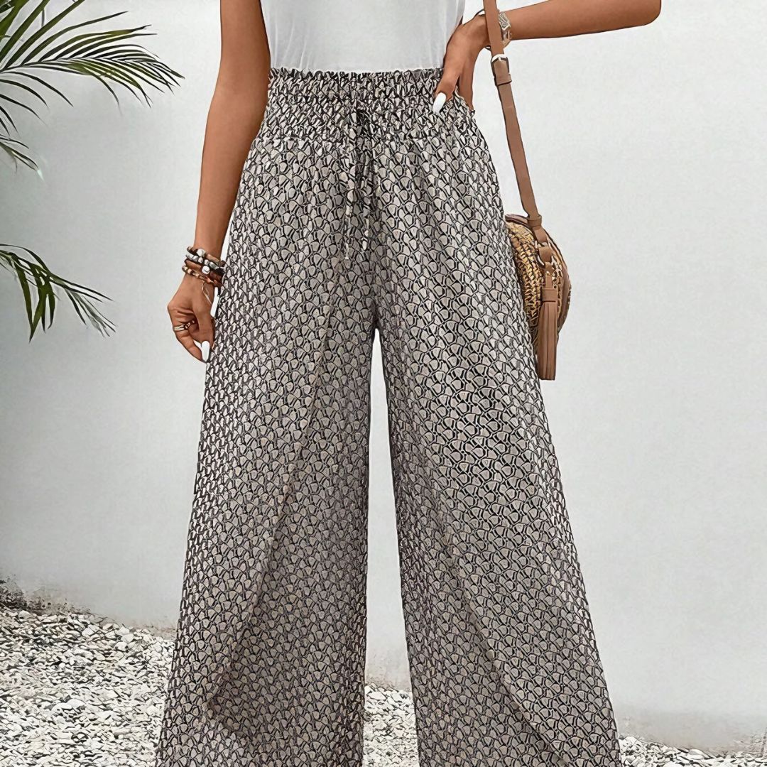 Sahara – Printed Palazzo Trousers