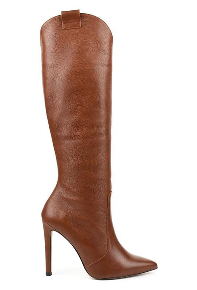Leida - High Heel And Side Zipper Boots