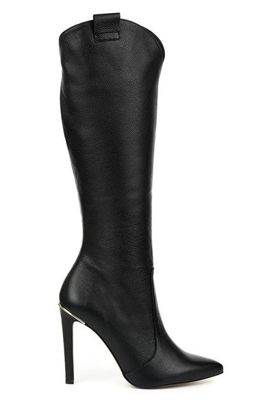 Leida - High Heel And Side Zipper Boots