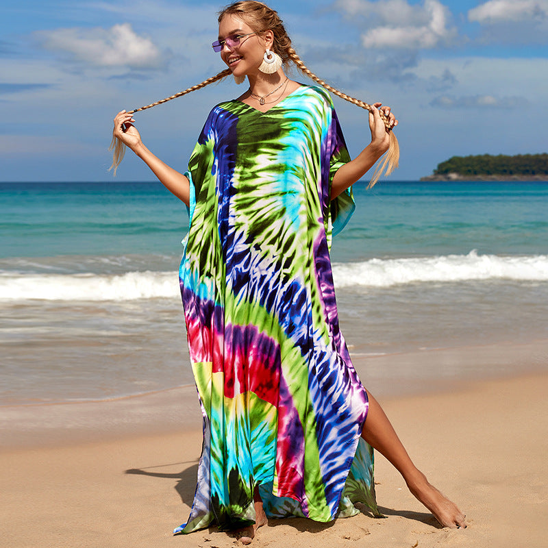 Solaya – Lightweight Kaftan Cover-Up Dress 10