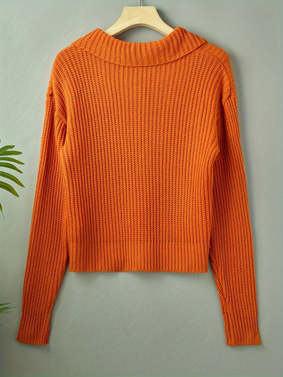 Leona - Casual Long Sleeve Sweater