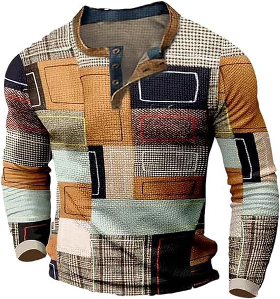 Mike - Long Sleeve Shirt With Pattern 6