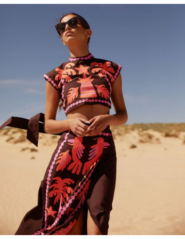 Katia – Printed Top & Skirt Set