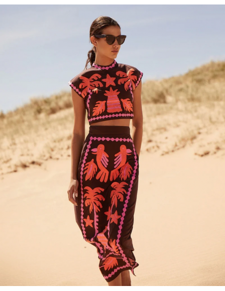 Katia – Printed Top & Skirt Set