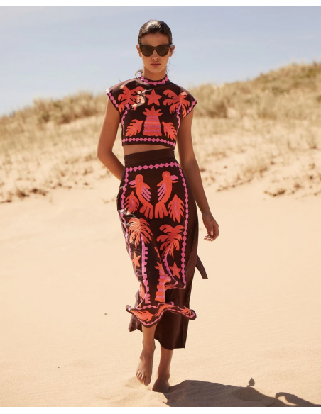 Katia – Printed Top & Skirt Set