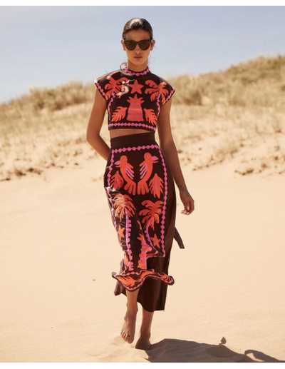 Katia – Printed Top & Skirt Set