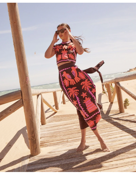 Katia – Printed Top & Skirt Set