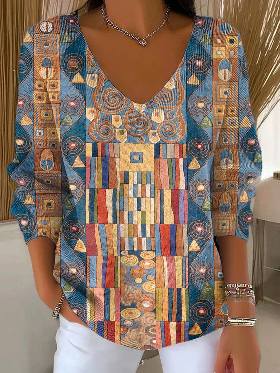 Claire – Stylish V-Neck Knit Sweater 8