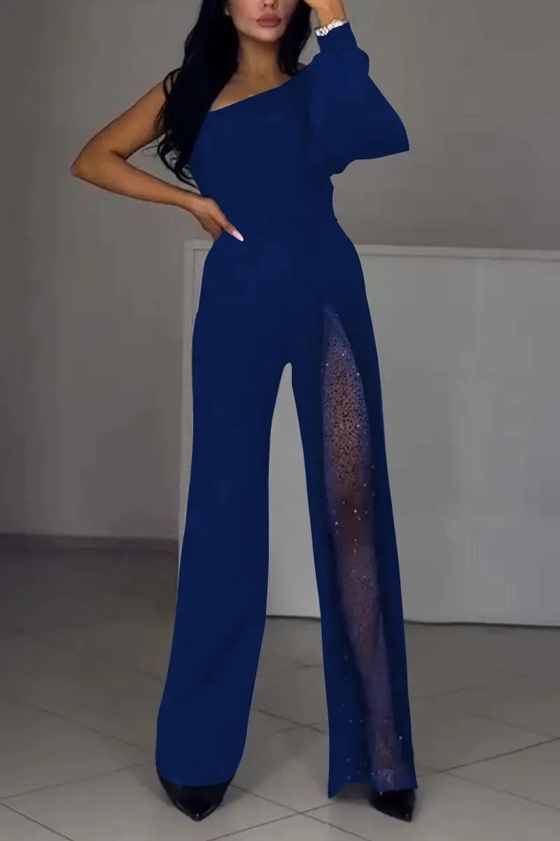 Charmaine - One-Shoulder Jumpsuit